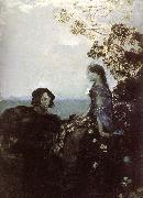 Hamlet and Ophelia Mikhail Vrubel